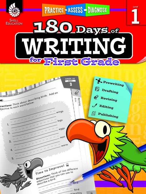 Cover image for 180 Days of Writing for First Grade: Practice, Assess, Diagnose